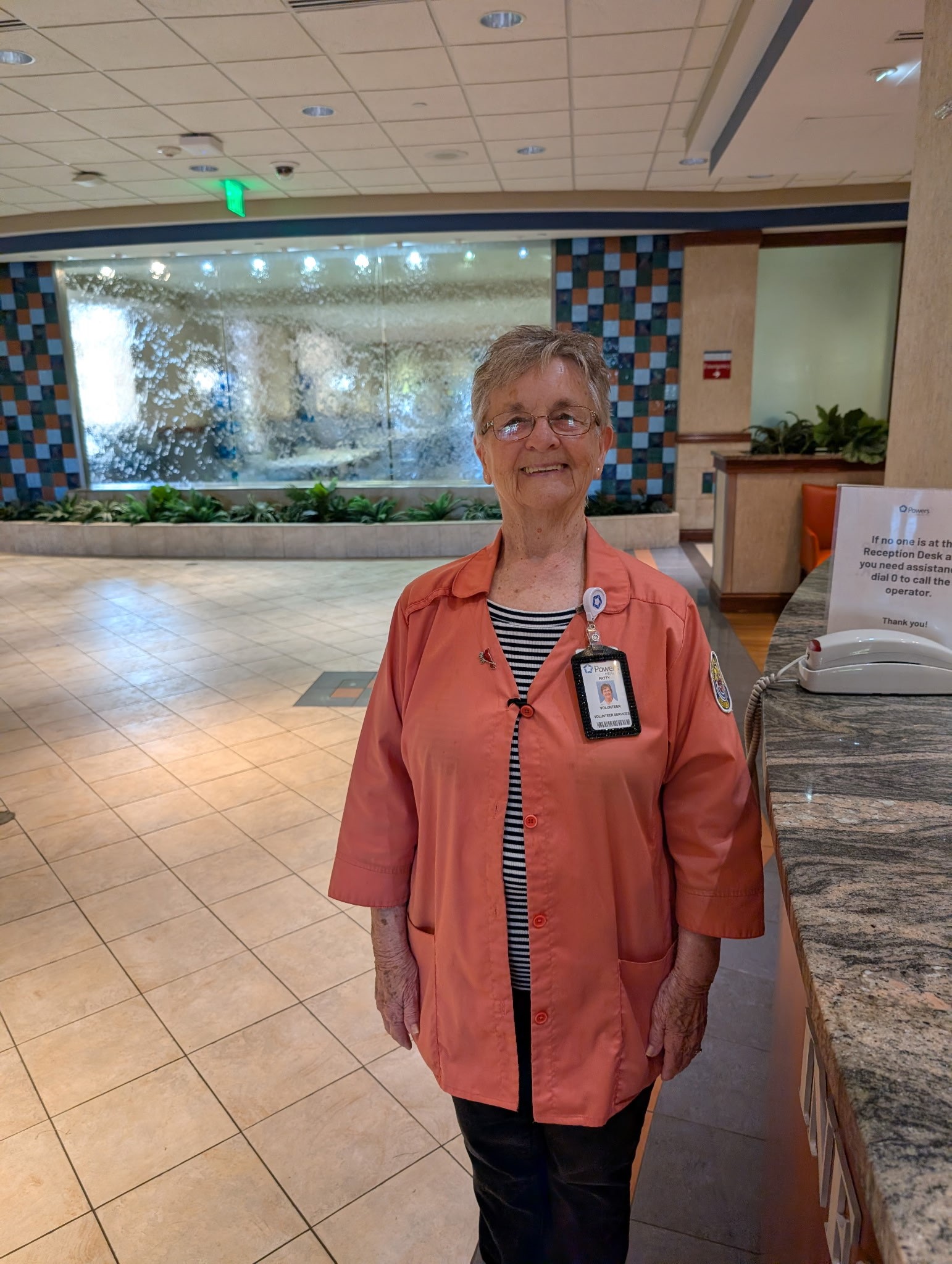 Volunteer Patty Pawlik